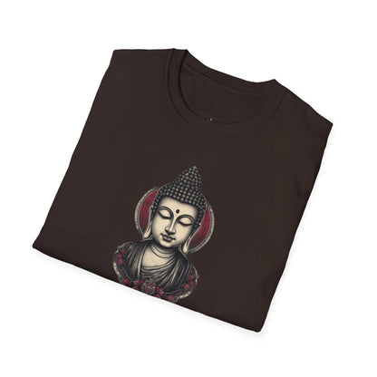 Buddha Portrait Tee — Zen Meditation Graphic T-Shirt