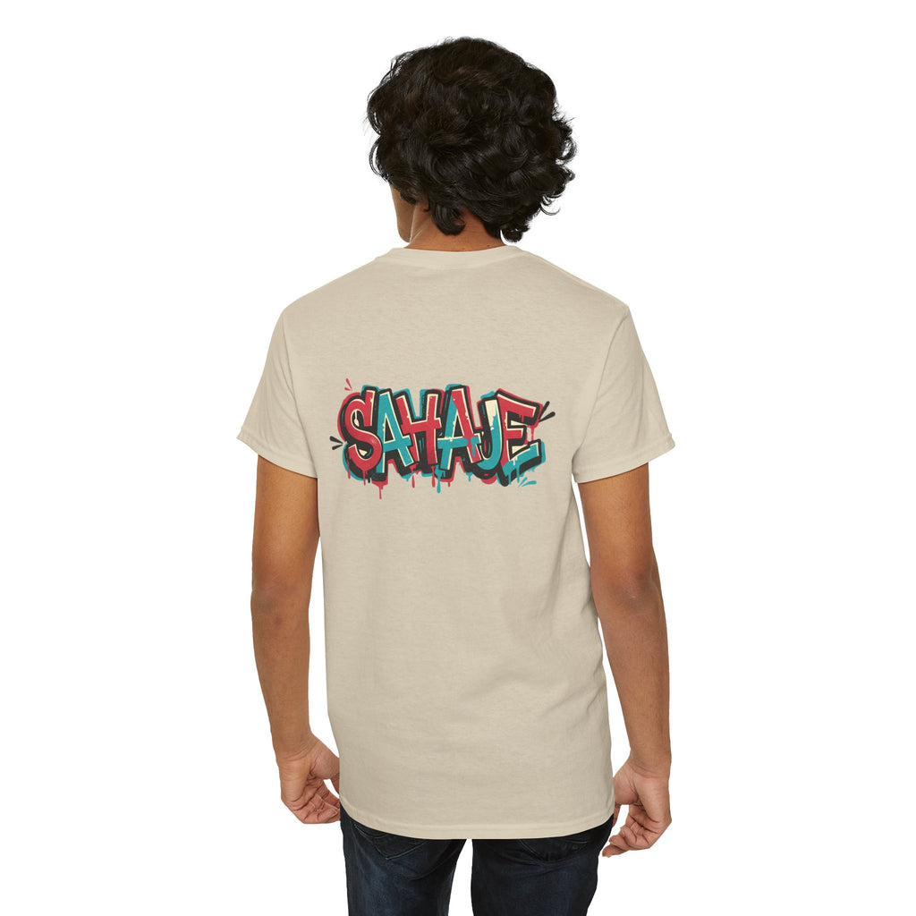 Graffiti "SAVAJE" Tee - Urban Streetwear Graphic T-Shirt