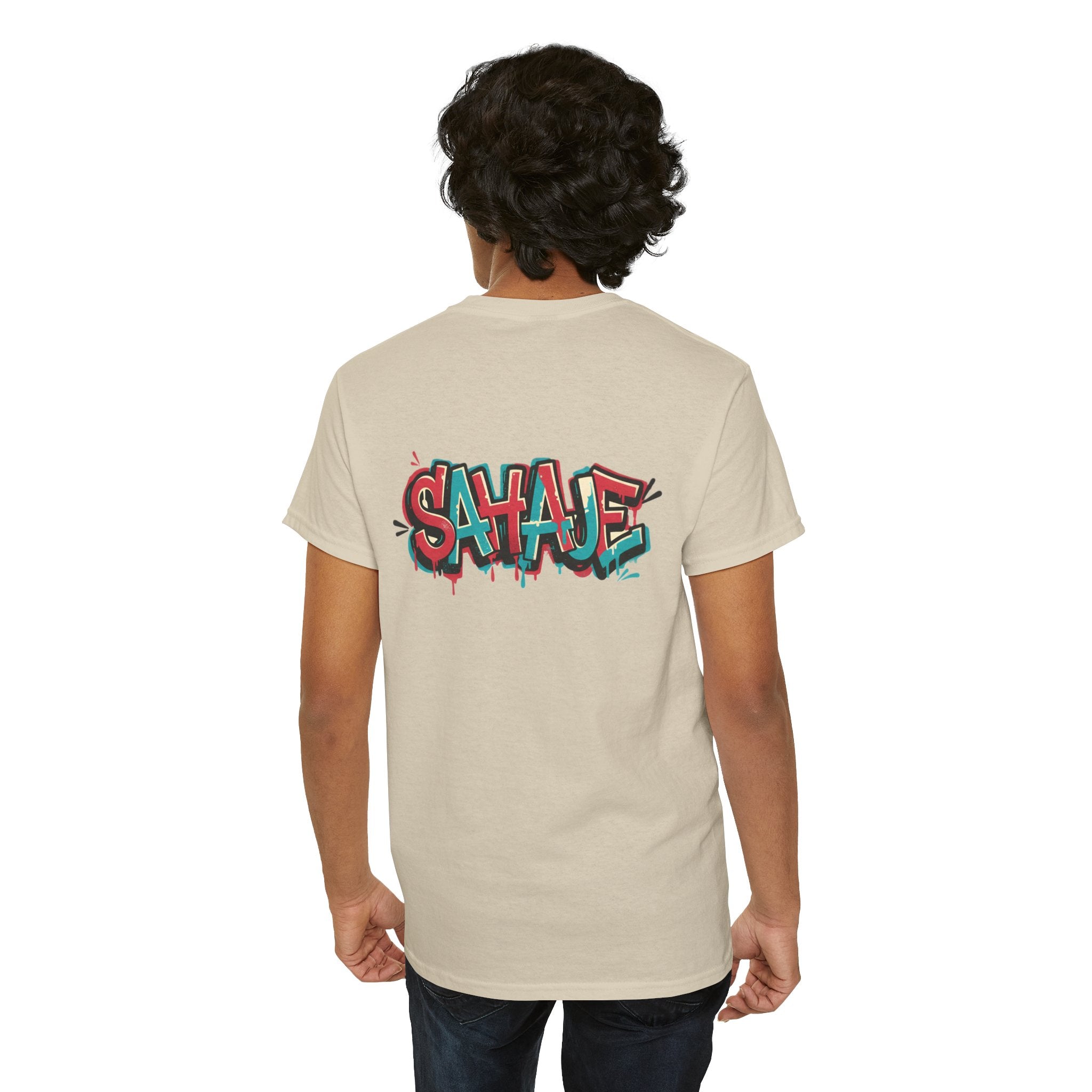 Graffiti "SAVAJE" Tee - Urban Streetwear Graphic T-Shirt