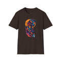 Butterfly Silhouette T-Shirt — Colorful Floral Profile Tee