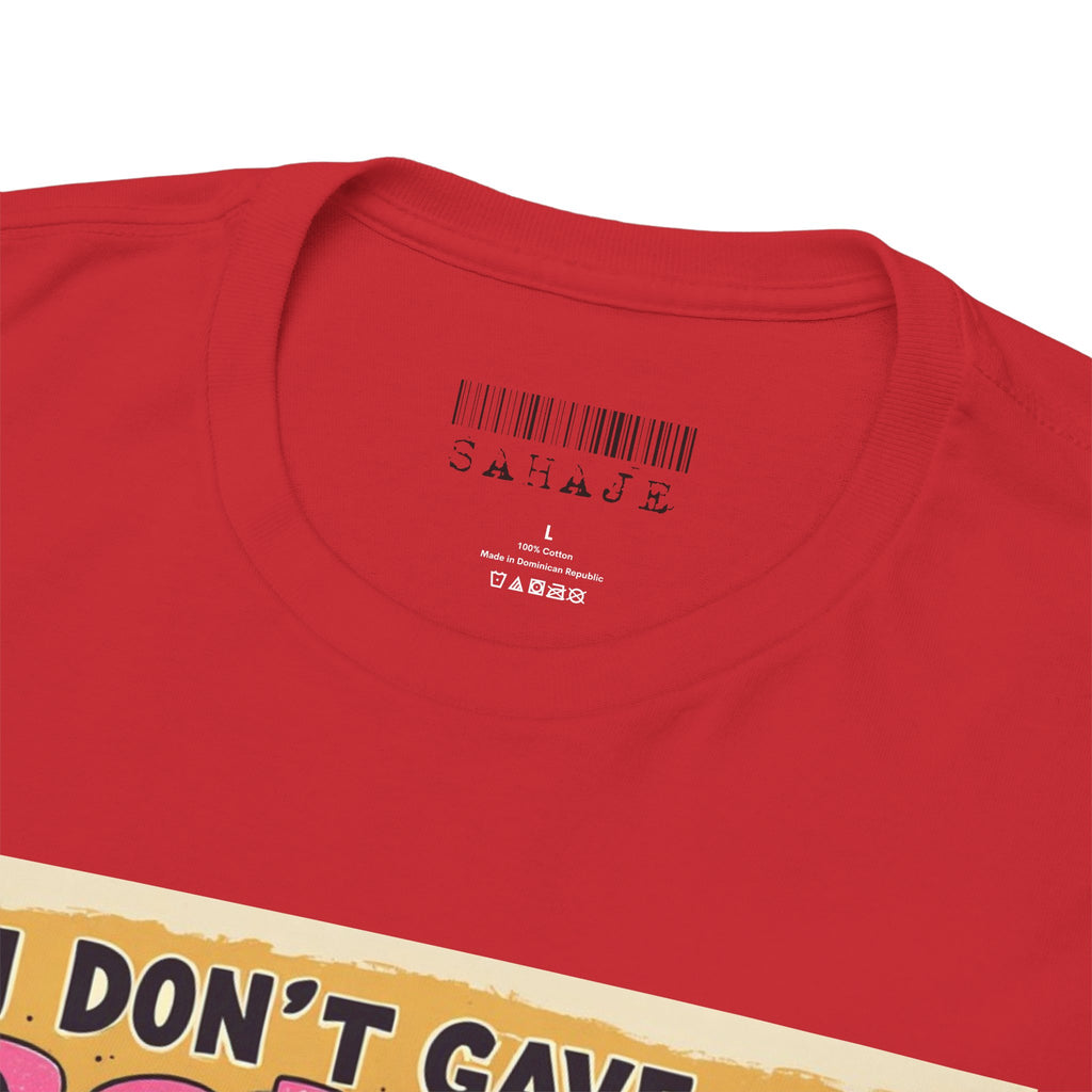 I Don't Give A Snair! Tee — Funny Mouse & Cat Graphic T-Shirt