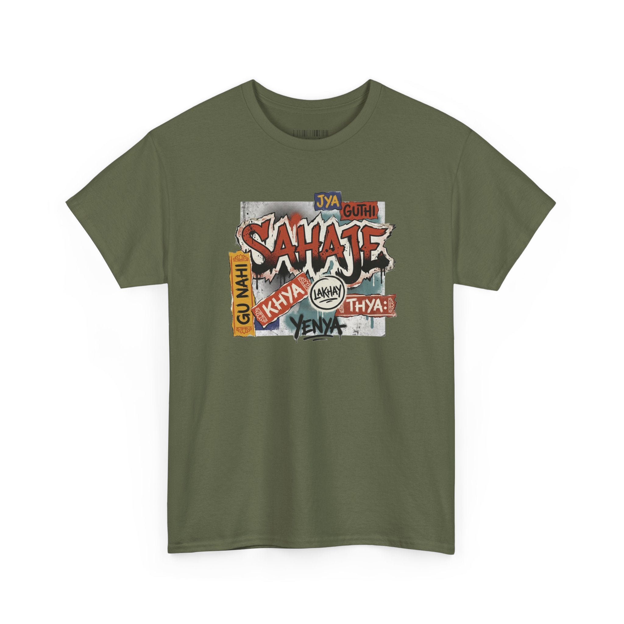Shahje Graffiti Logo Tee - Urban Retro Streetwear T-Shirt