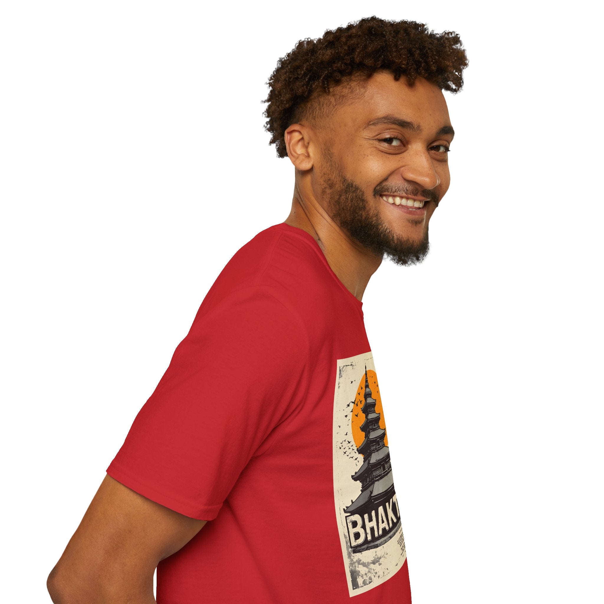 Bhaktapur Vintage Travel T-Shirt – Nepal Pagoda Graphic Tee