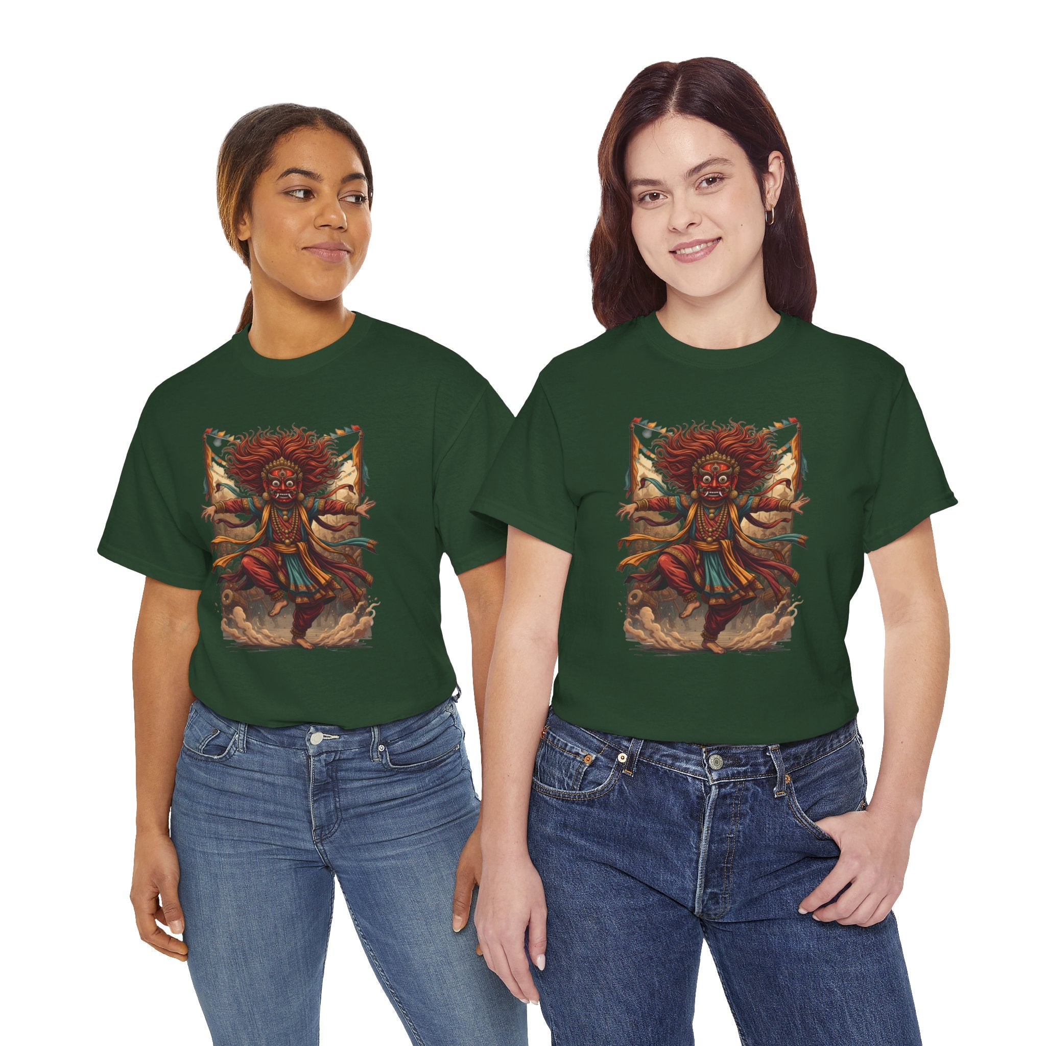 T-Shirt — Tribal Dancer Graphic Tee (Native Spirit Warrior Art)