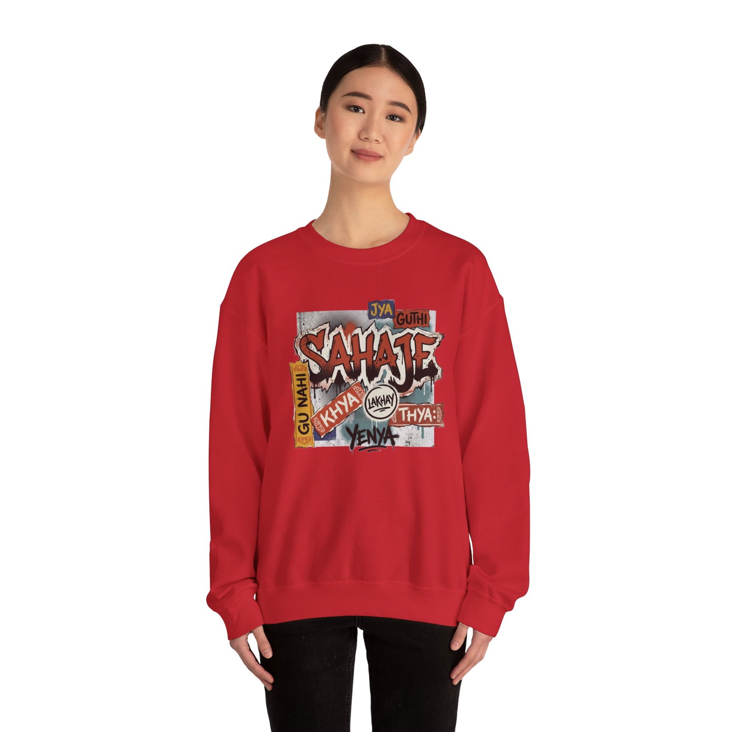 Sahajee Graphic Crewneck Sweatshirt — Urban Tagline Streetwear