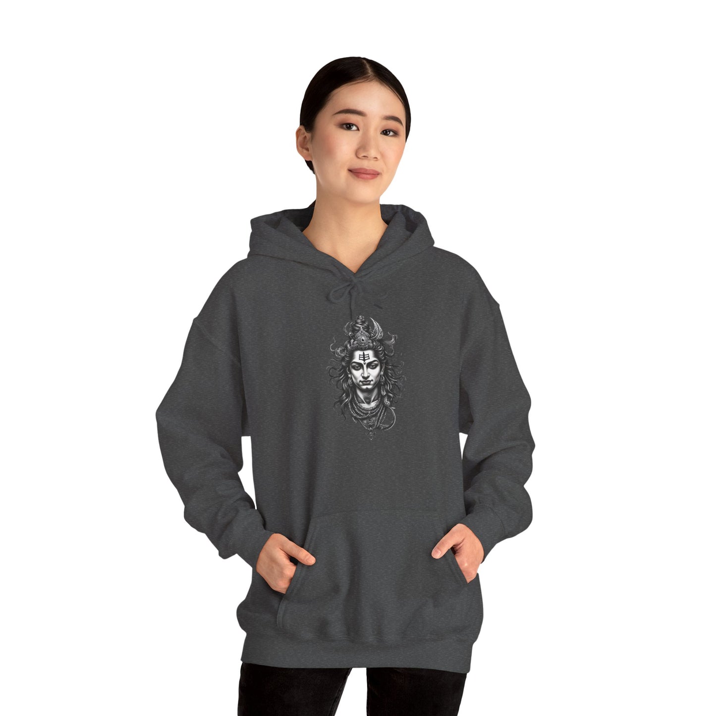 Skull Viking Hoodie — Norse Warrior Graphic Hooded Sweatshirt