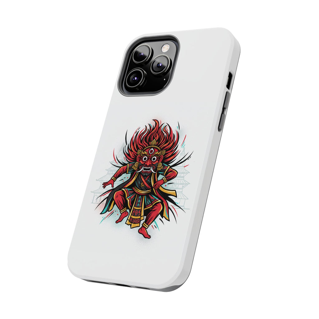 Bhairava Tough Phone Case — Bold Hindu Deity Protective Cover