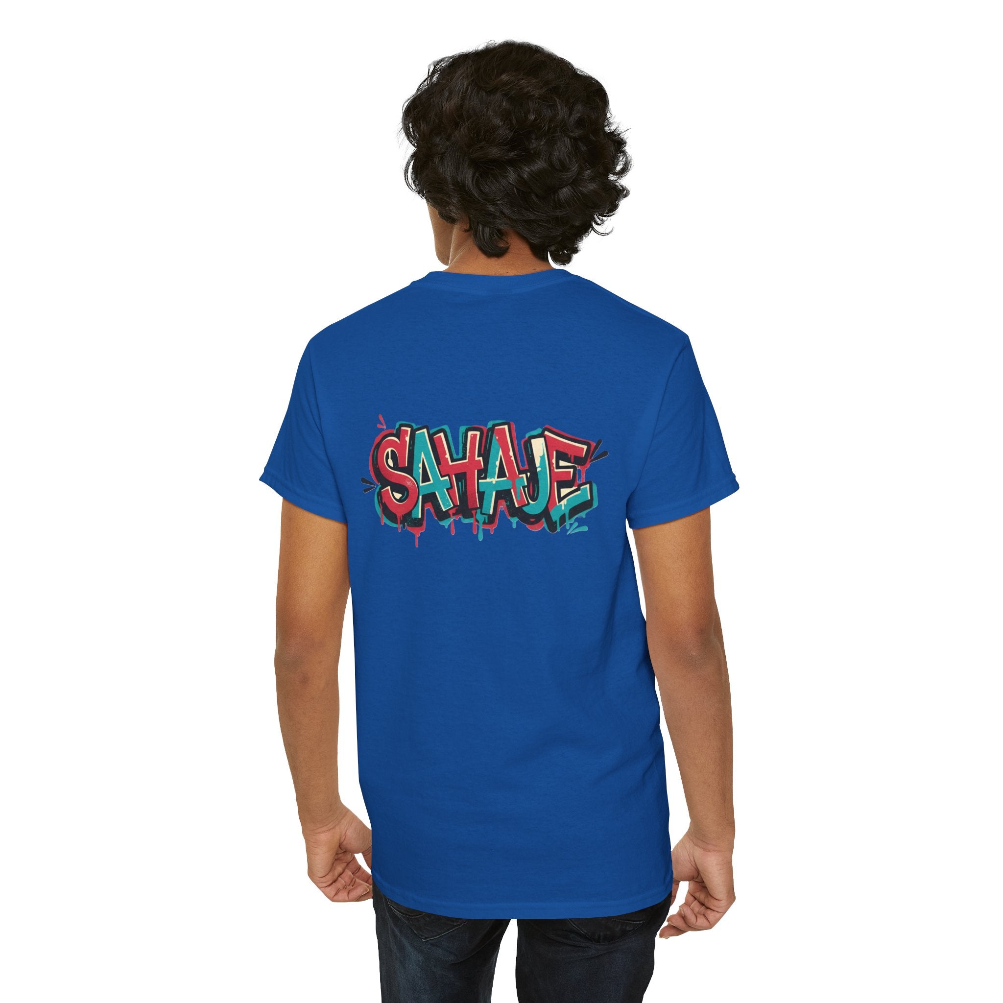 Graffiti "SAVAJE" Tee - Urban Streetwear Graphic T-Shirt