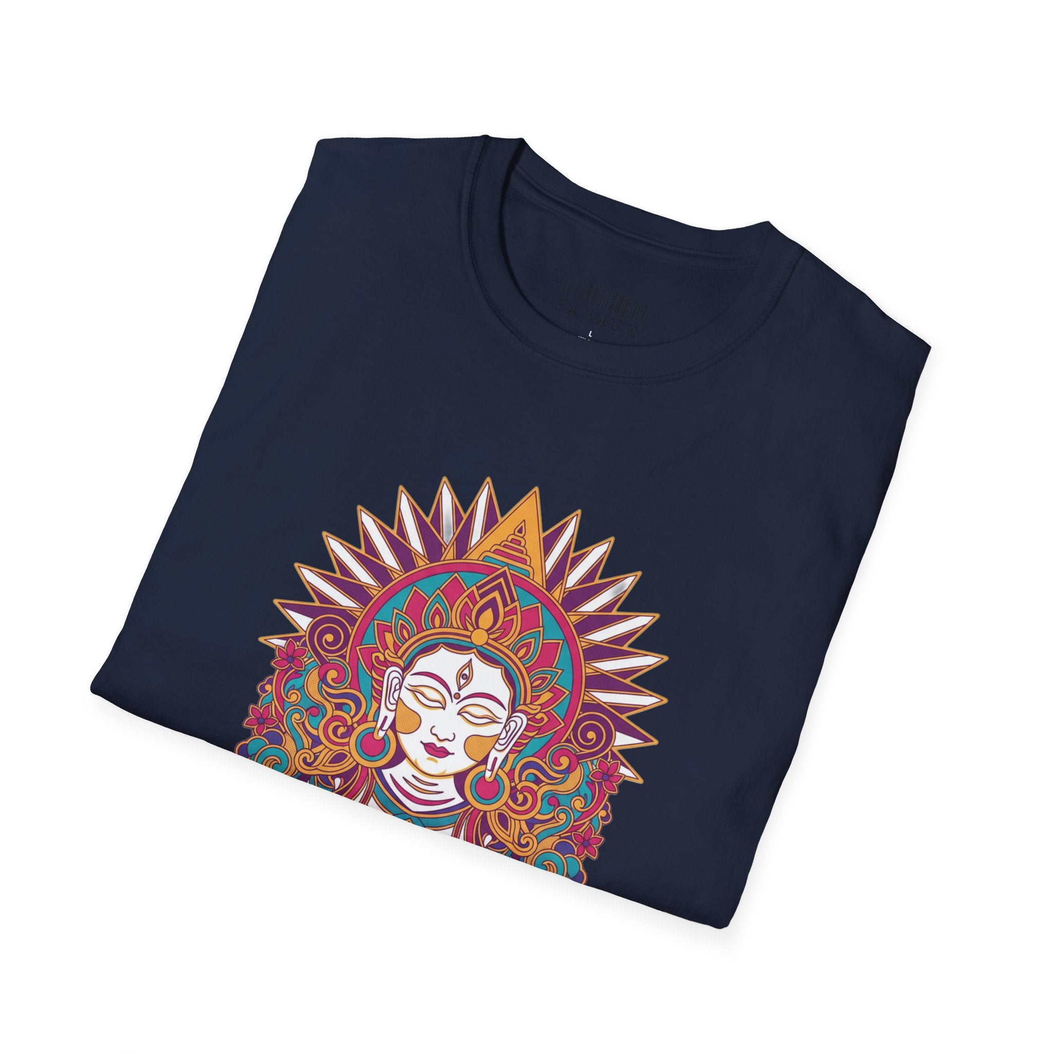 Mystic Goddess Mandala T-Shirt — Colorful Boho Spiritual Tee