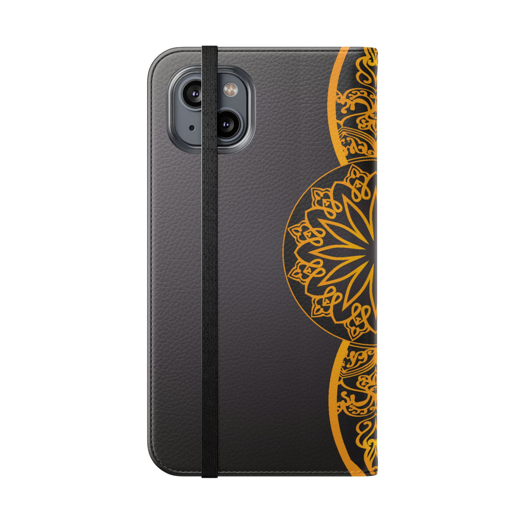 Elegant Mandala Flip Cases for Phones, Stylish Phone Wallet, Personalized Smartphone Cover, Perfect Gift for Occasions