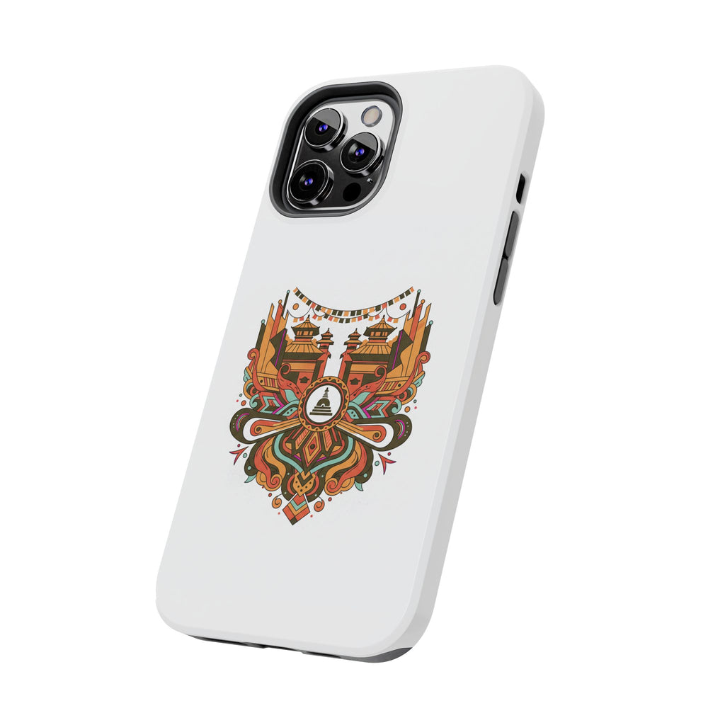 Tough Phone Case — Vintage Temple Mandala Design