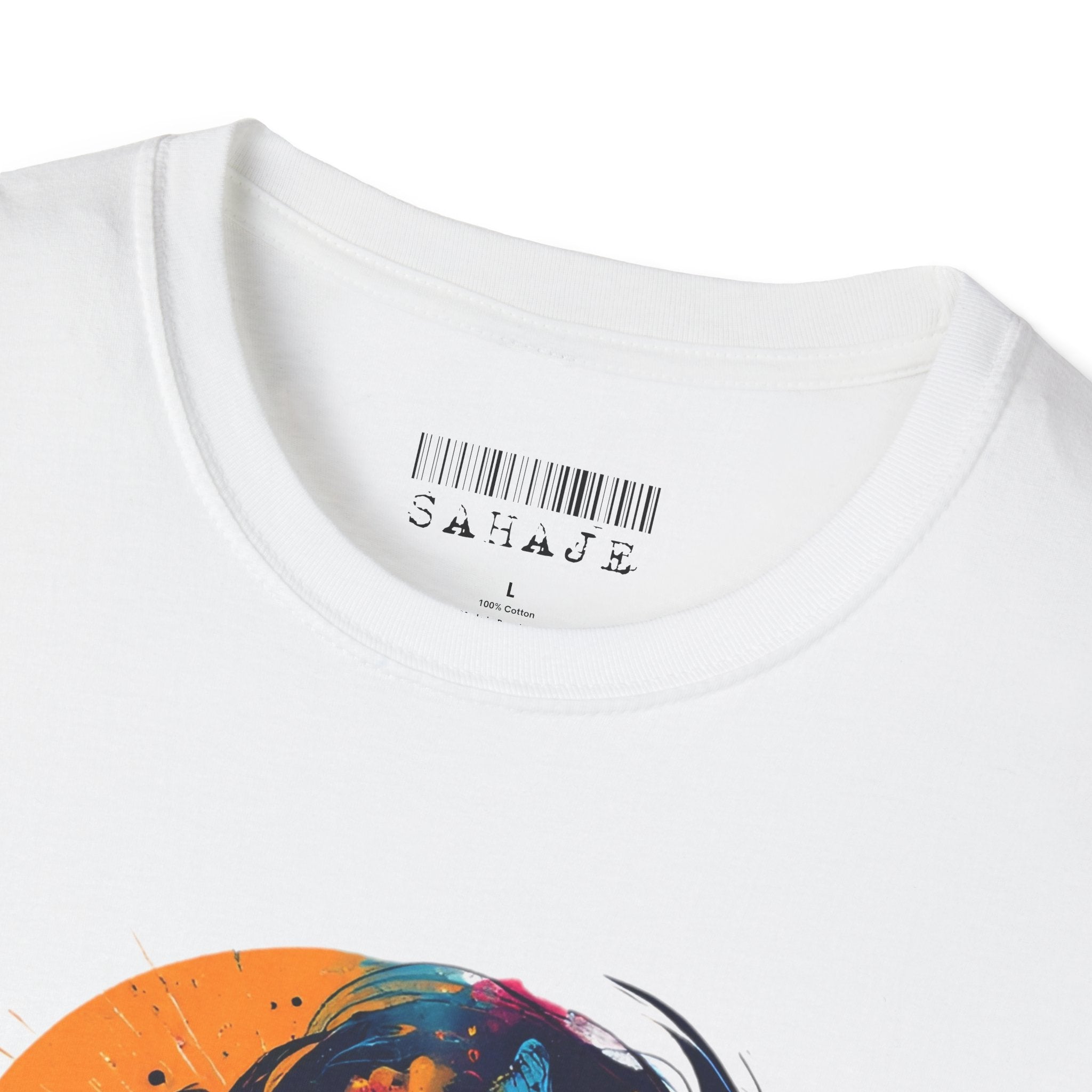 Butterfly Silhouette T-Shirt — Colorful Psychedelic Profile Tee