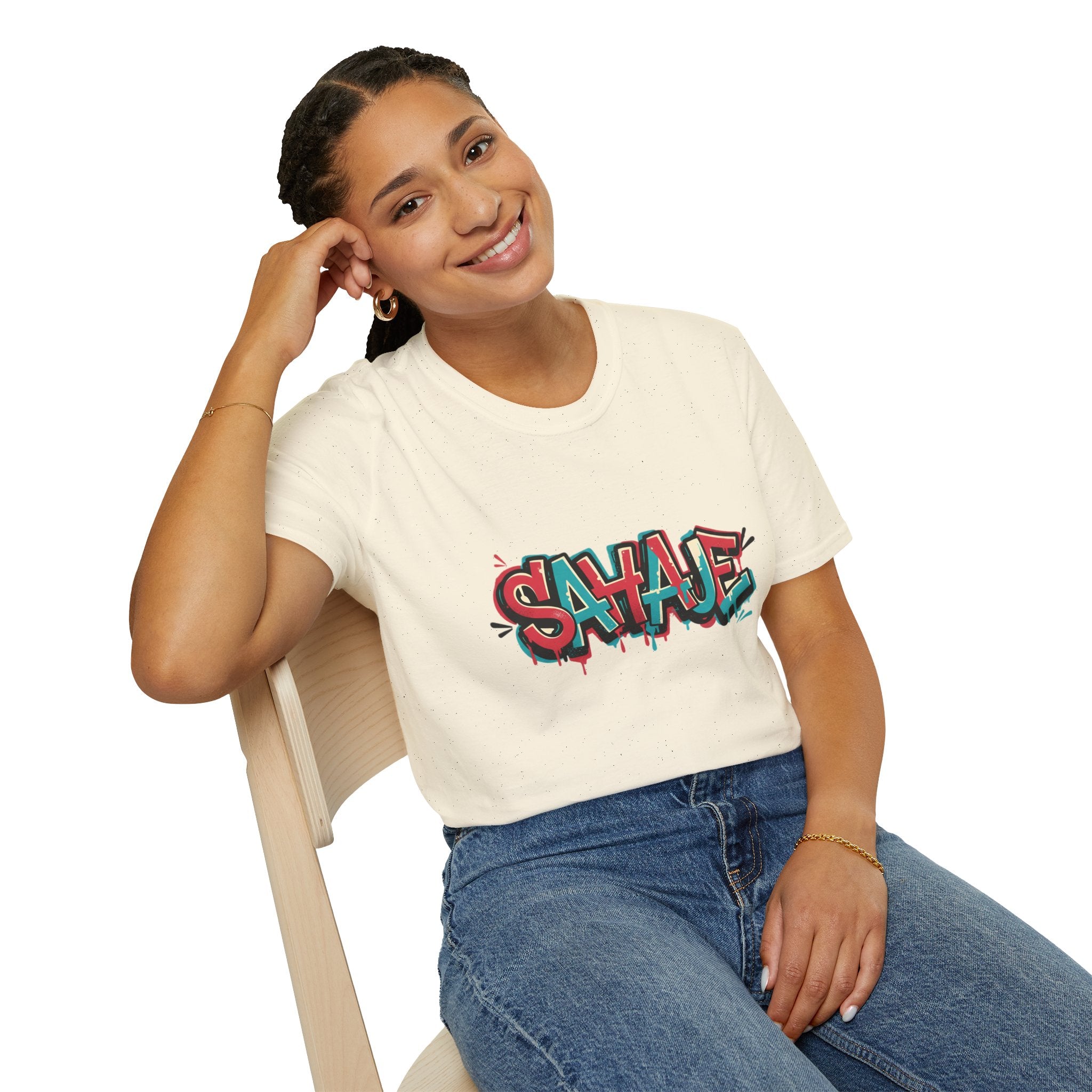 Graffiti 'SAVAGE' Tee — Urban Streetwear Graphic T-Shirt