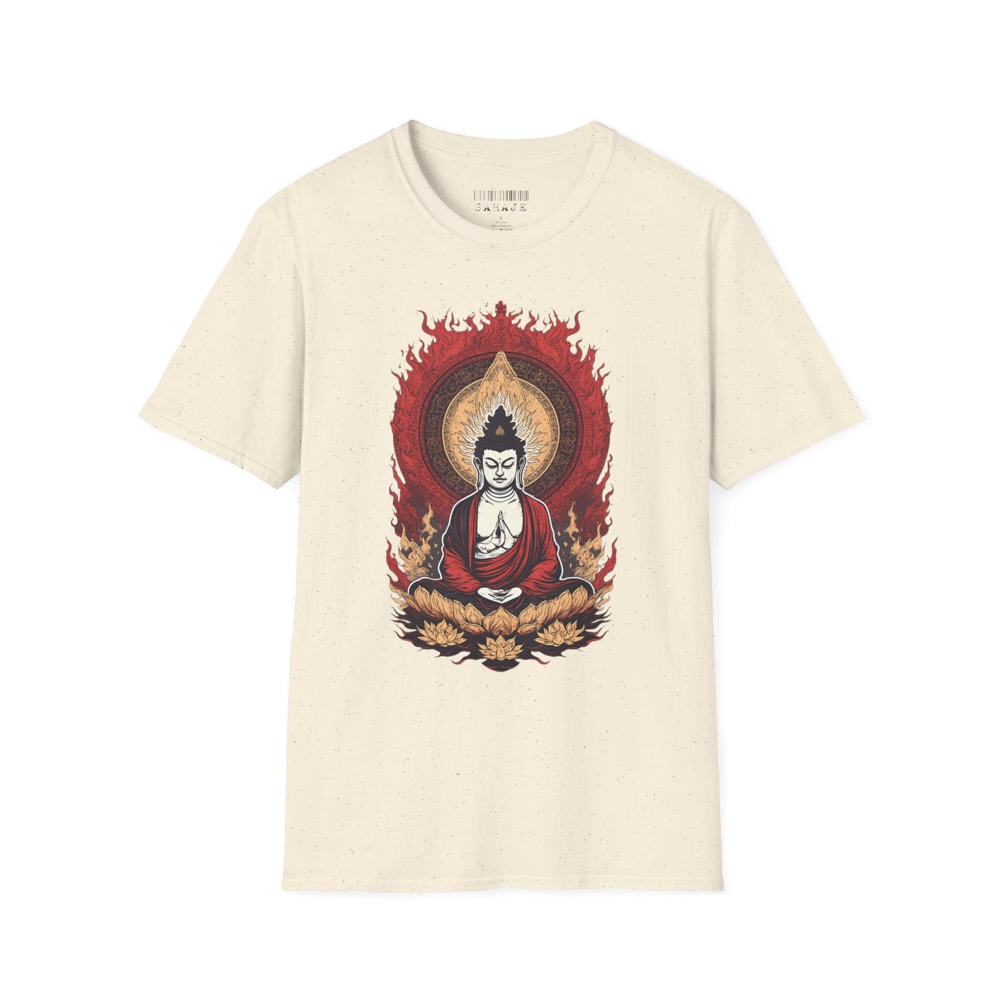 Buddha Lotus Meditation T-Shirt — Zen Buddhist Graphic Tee
