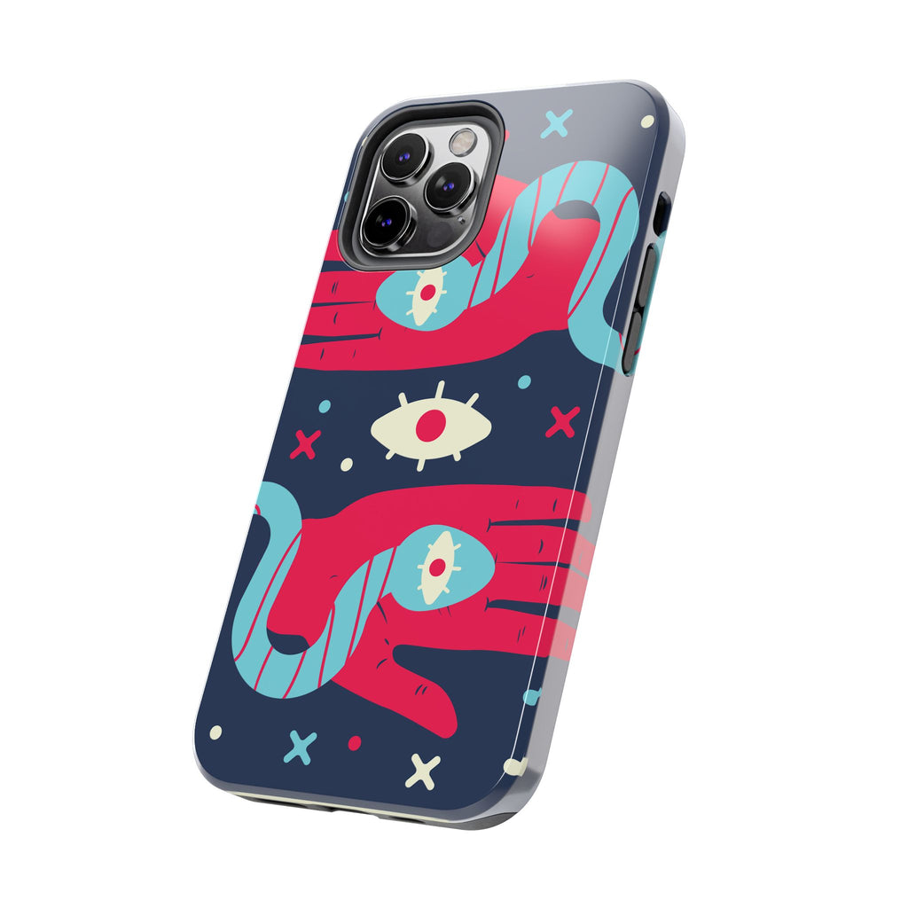 Vibrant Tough Phone Cases with Unique Eye Design, Durable Phone Cover, Trendy Accessories, Gift for Art Lovers, Unique Phone Protector