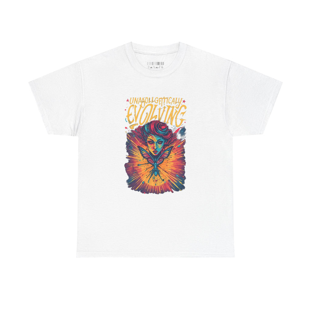 Evolving Alien Graphic Tee — "Unnaturally Evolving" Sci‑Fi Art T-Shirt