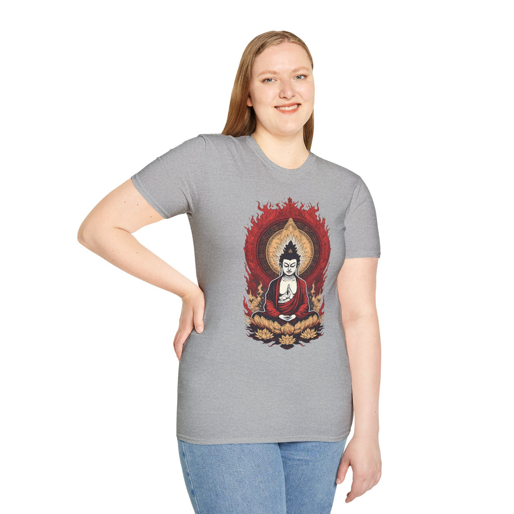 Buddha Lotus Meditation T-Shirt — Zen Buddhist Graphic Tee