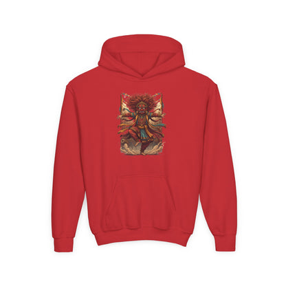 Youth Hoodie — Tribal Sun Dancer Graphic Kids Sweatshirt