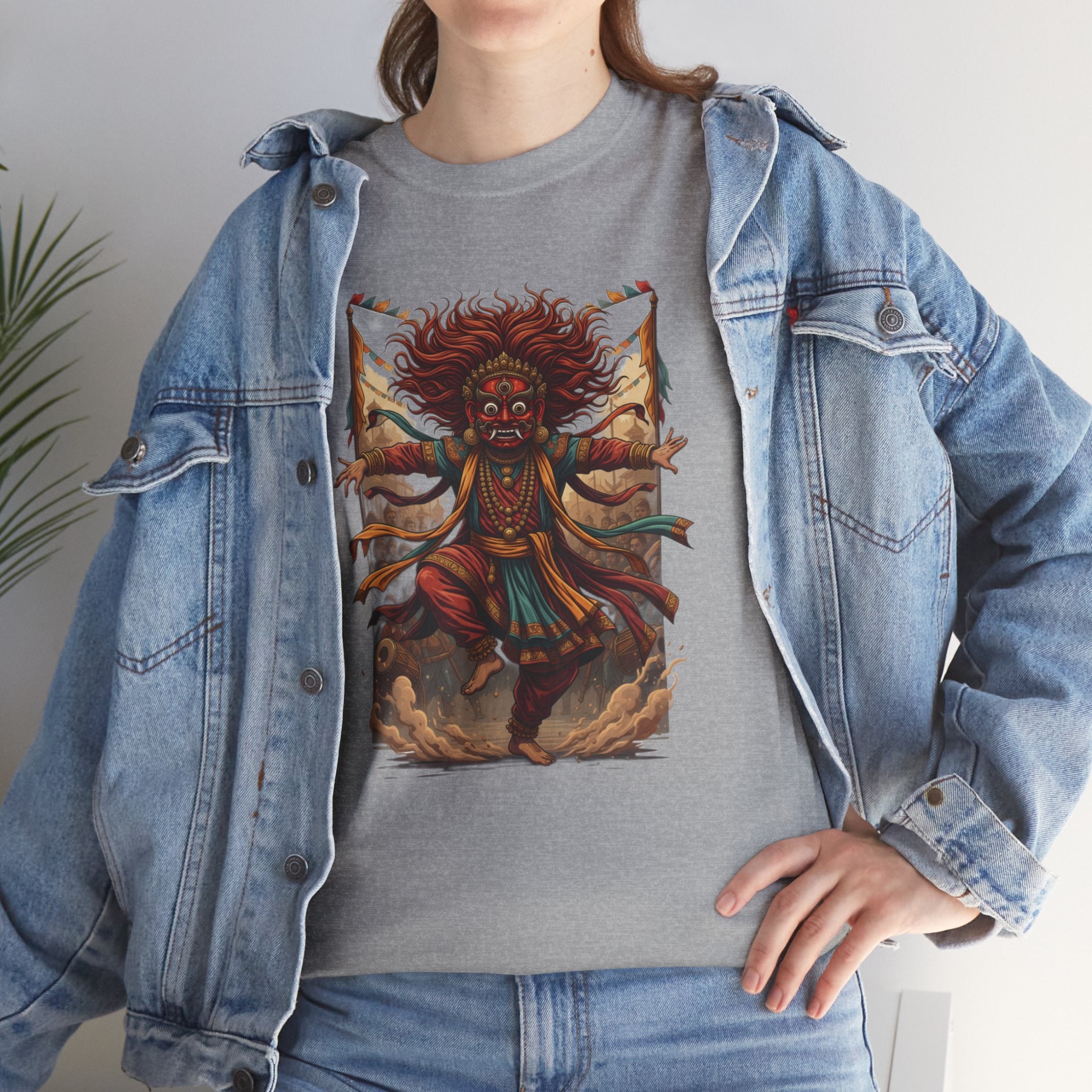 T-Shirt — Tribal Dancer Graphic Tee (Native Spirit Warrior Art)