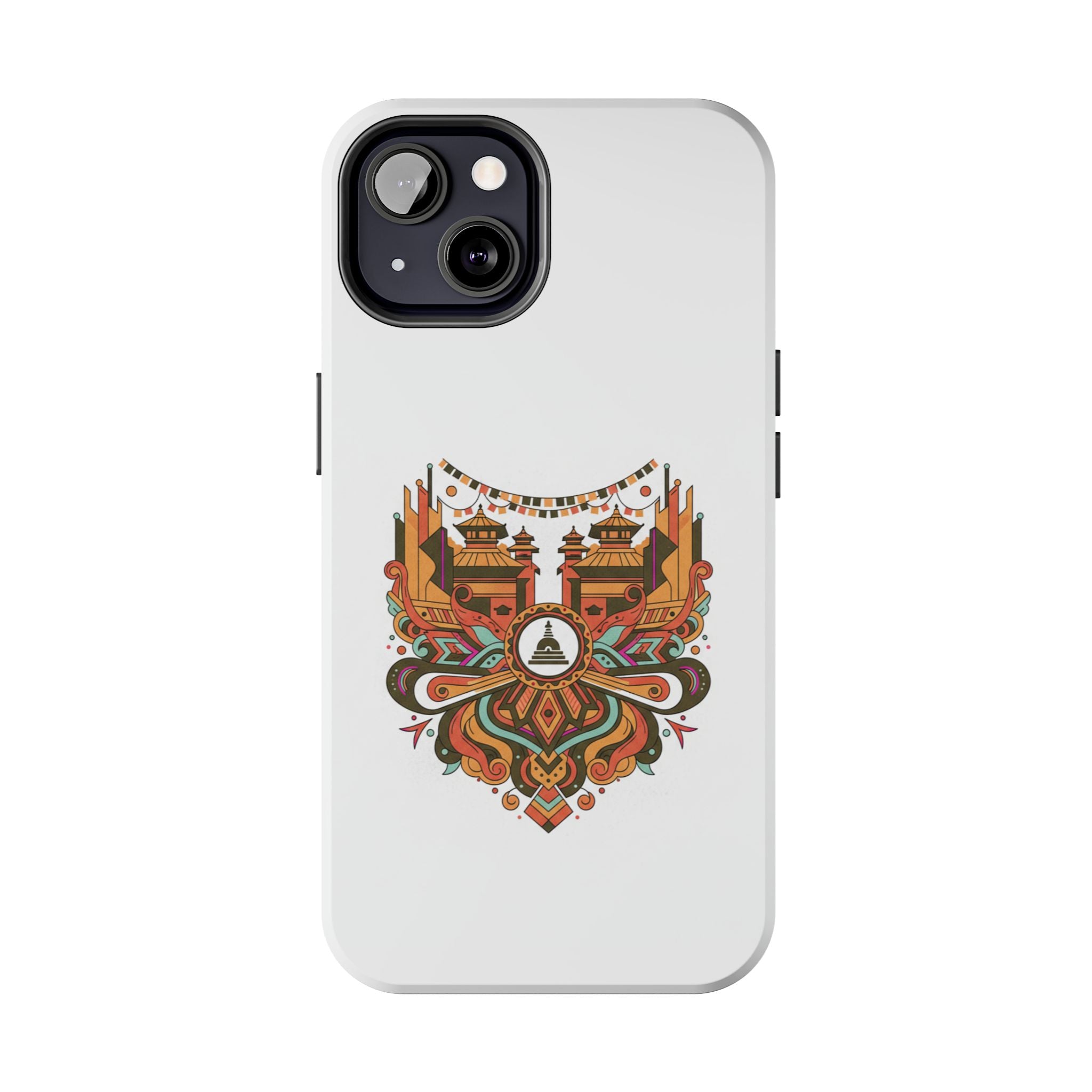 Tough Phone Case — Vintage Temple Mandala Design