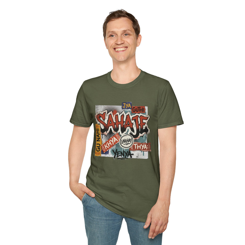 T-Shirt , Sahaje brand's Streetwear , local craftmanship - Perfect gift for Men and Women