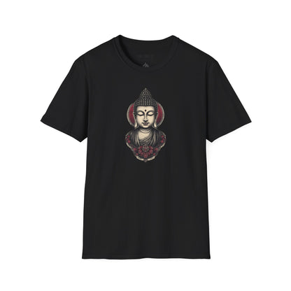 Buddha Portrait Tee — Zen Meditation Graphic T-Shirt