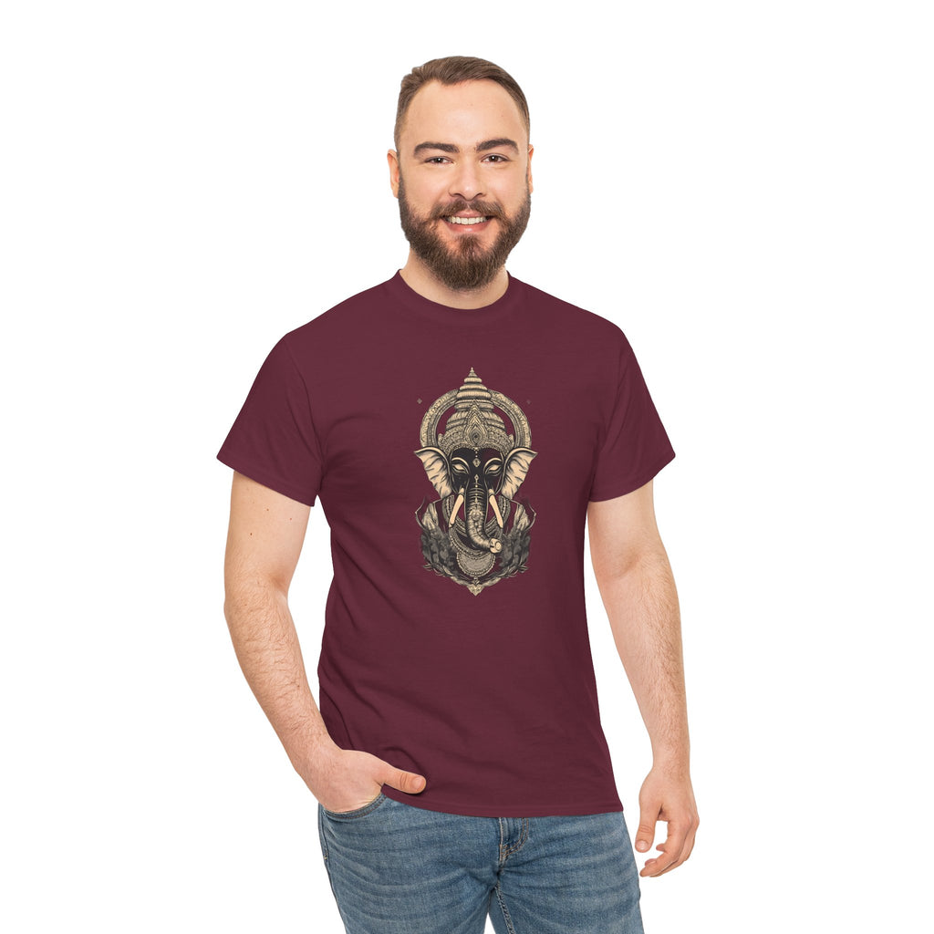 Elephant Mandala T‑Shirt — Spiritual Ganesha-Inspired Graphic Tee