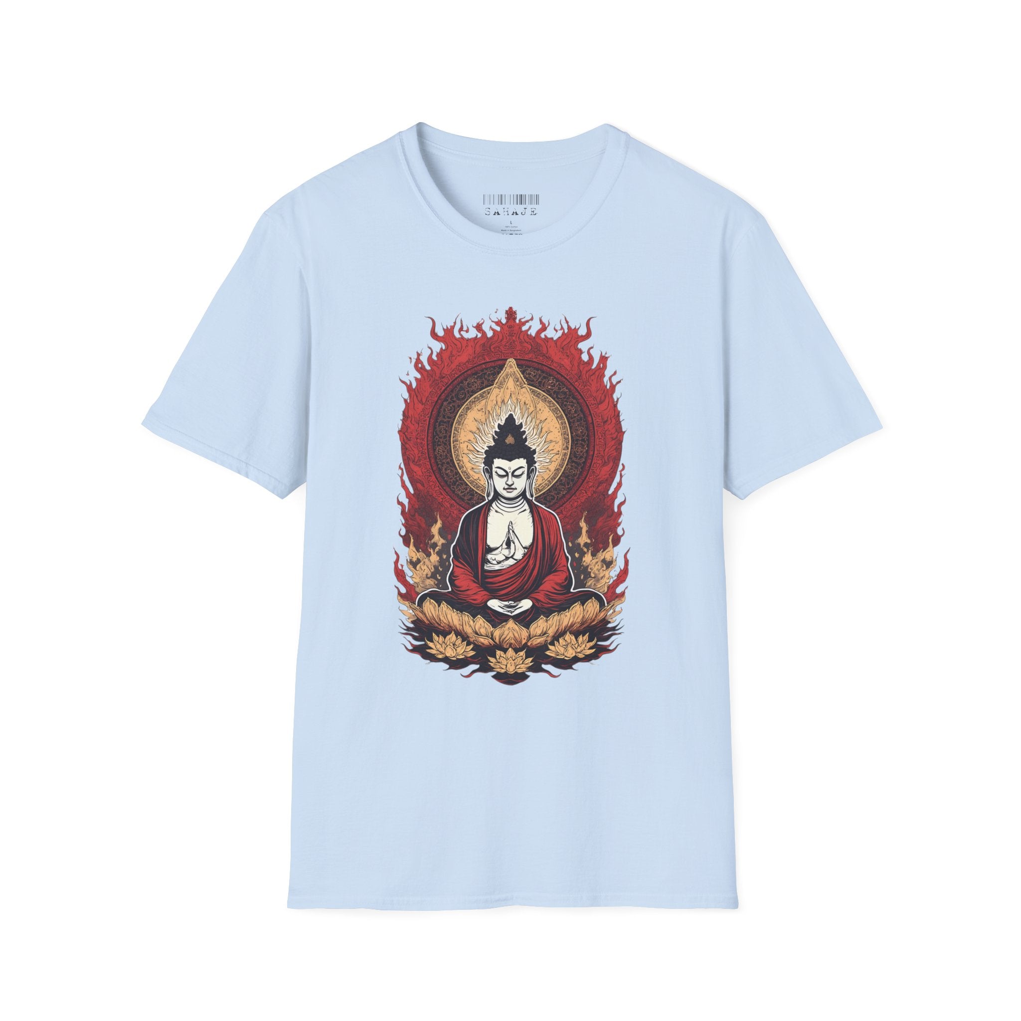 Buddha Lotus Meditation T-Shirt — Zen Buddhist Graphic Tee