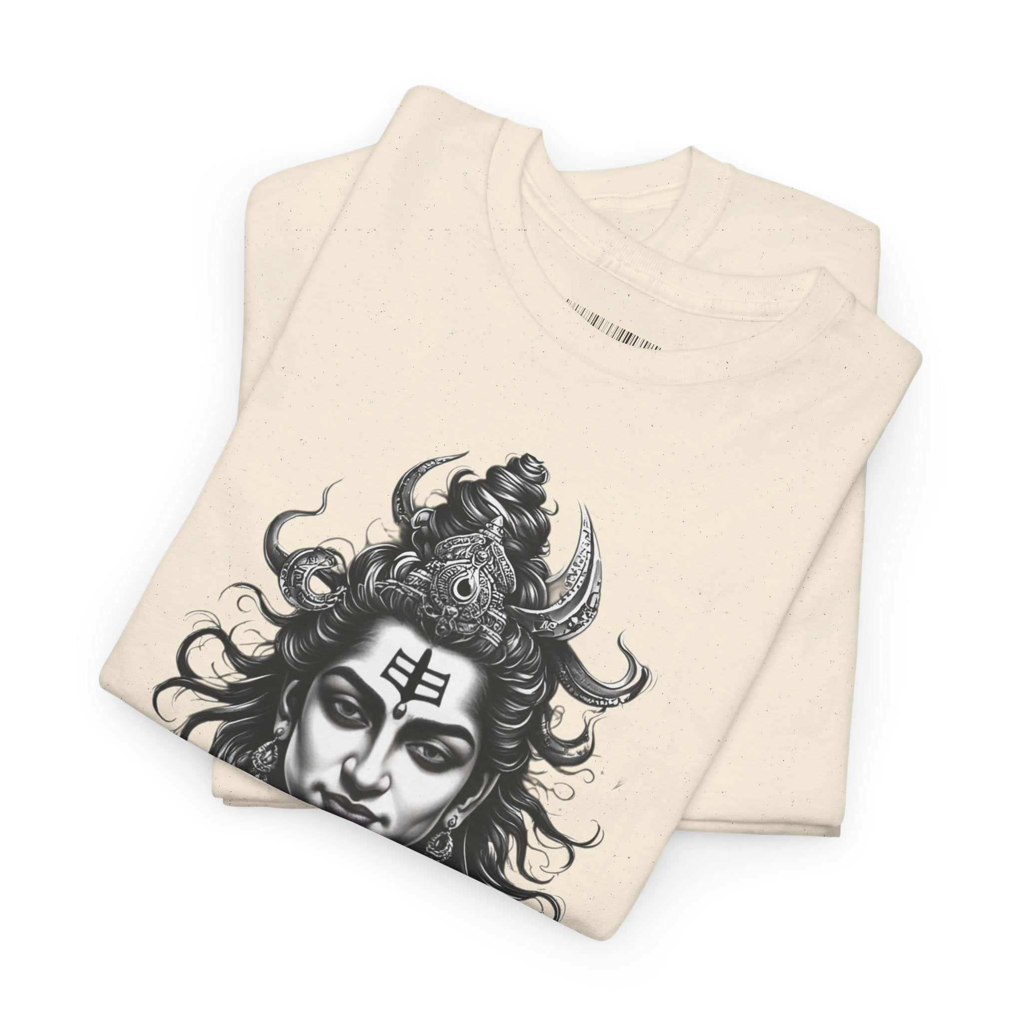 Shiva Portrait Tee — Hindu God Shiva Graphic T-Shirt