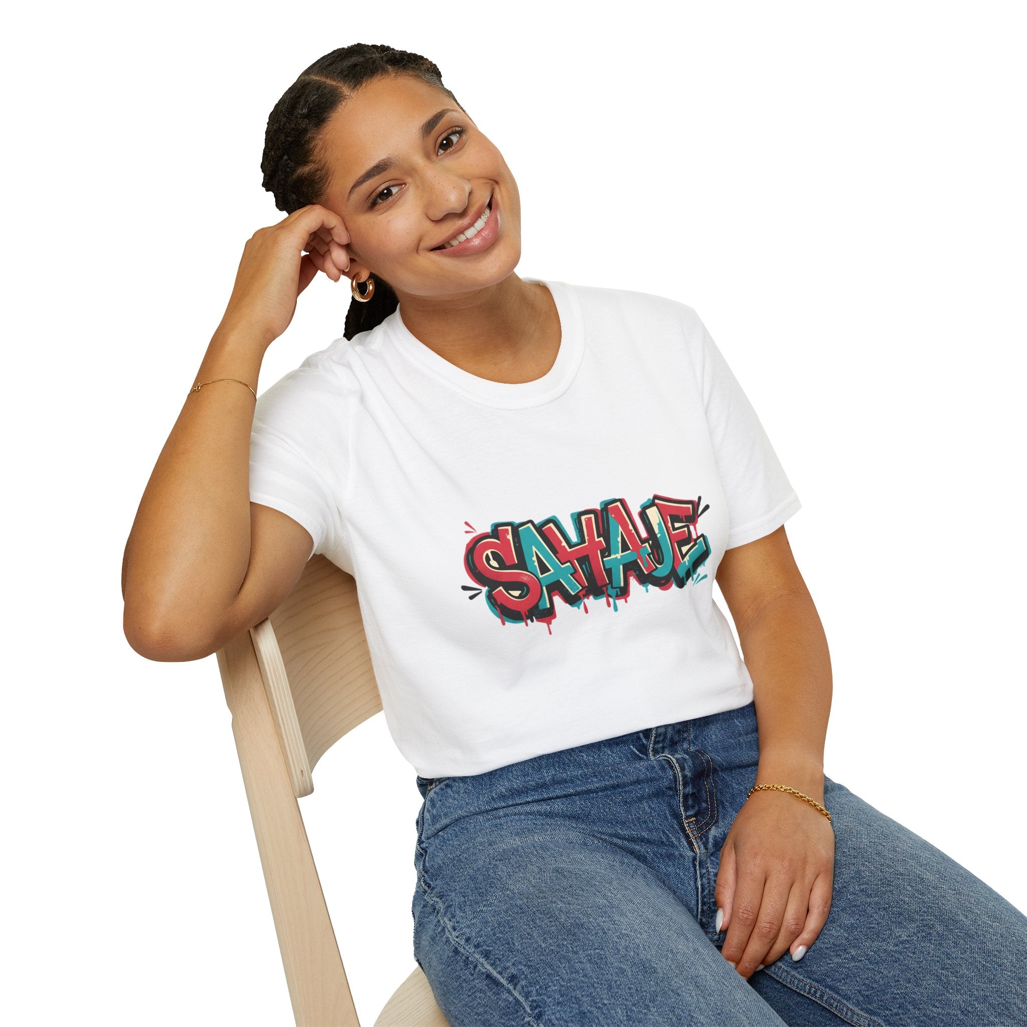 Graffiti 'SAVAGE' Tee — Urban Streetwear Graphic T-Shirt