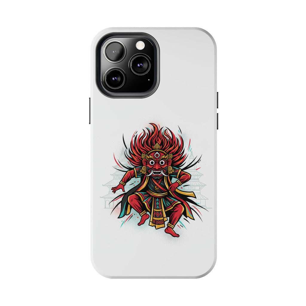 Bhairava Tough Phone Case — Bold Hindu Deity Protective Cover