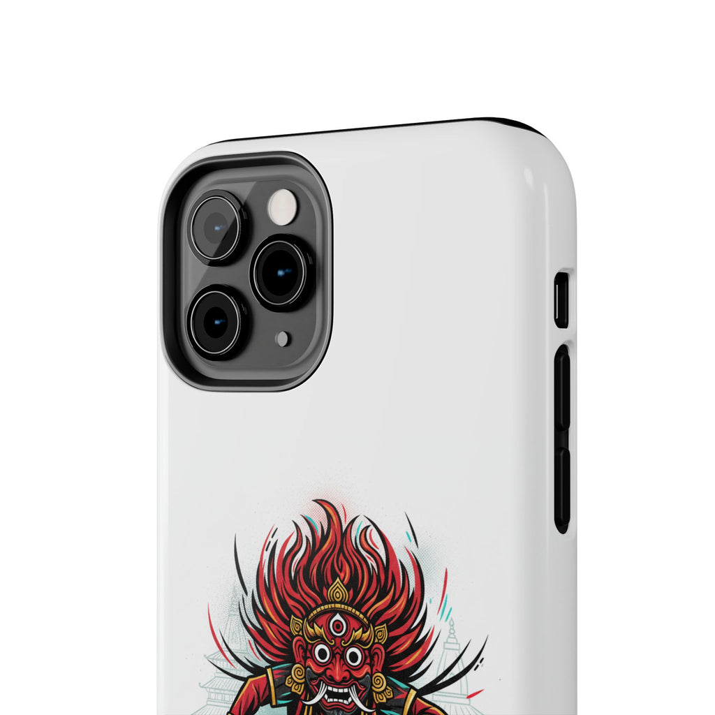 Bhairava Tough Phone Case — Bold Hindu Deity Protective Cover