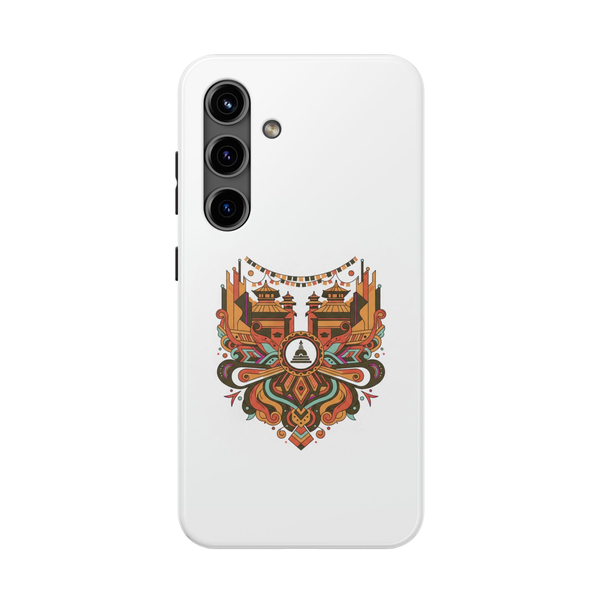 Tough Phone Case — Vintage Temple Mandala Design