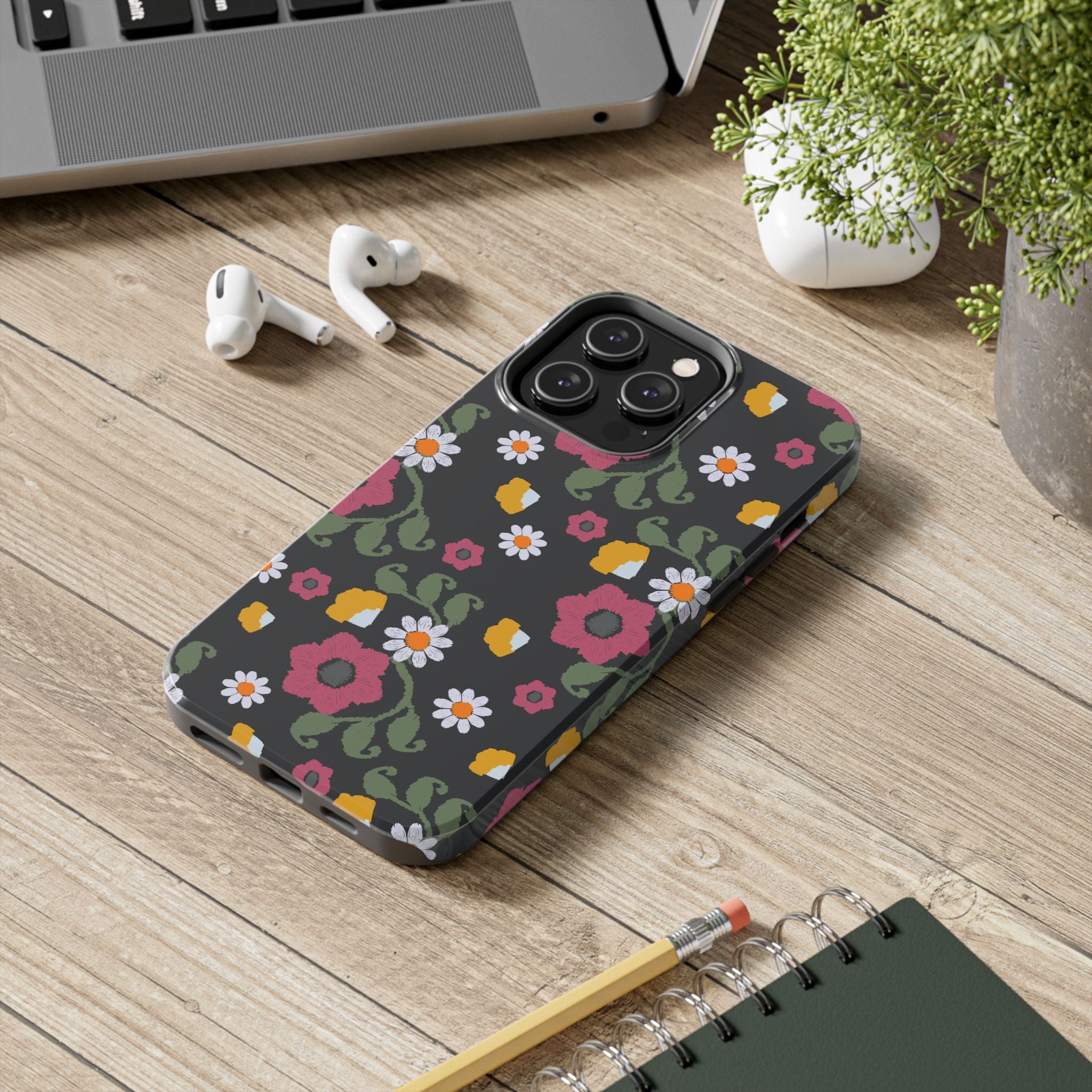 Floral Tough Phone Cases | Vibrant Protection for Everyday Use | Gift for Her, Trendy Accessories, Birthday, Mother's Day