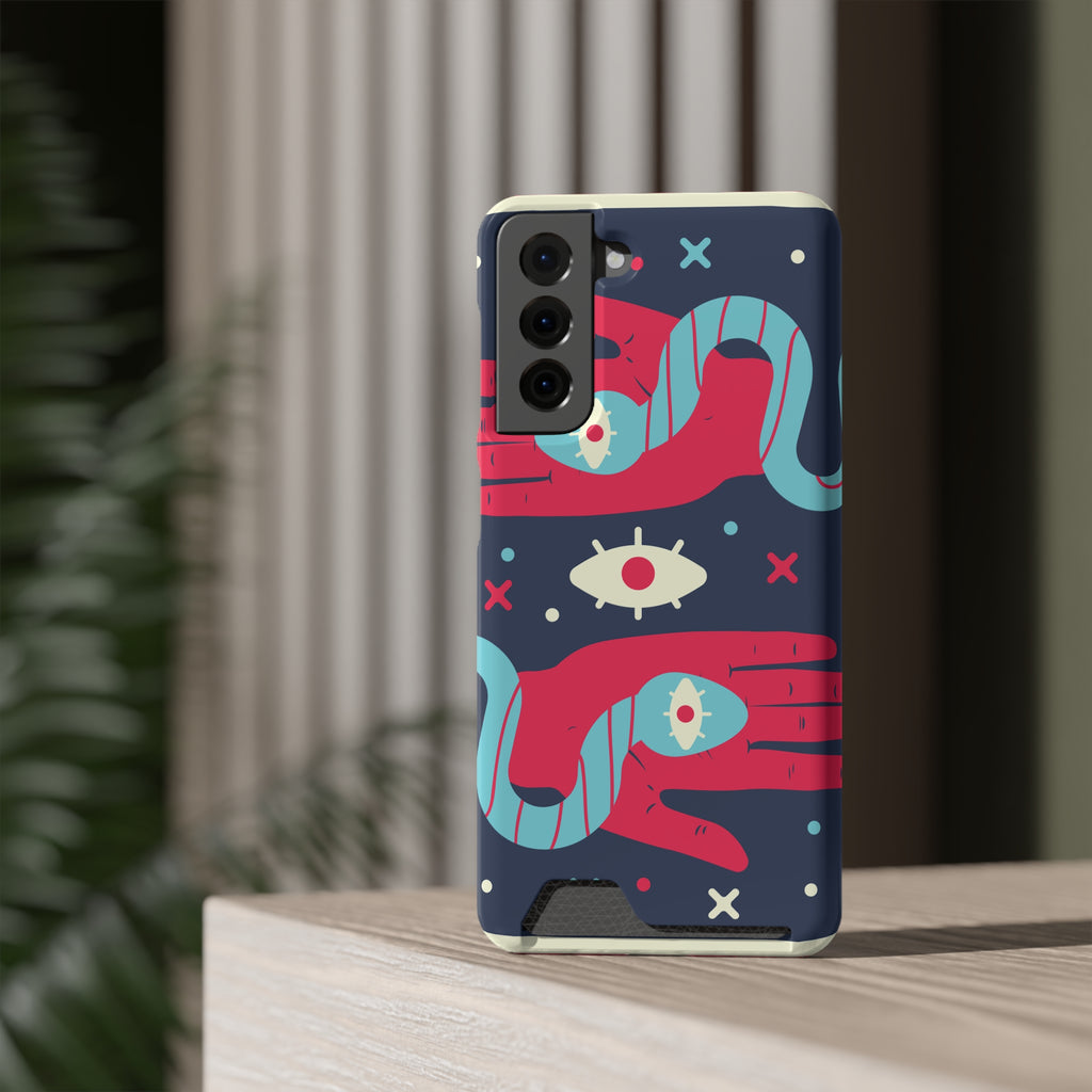 Mystical Phone Case with Card Holder - Boho Chic Style, Unique Design for Everyday Use, Perfect Gift for Creatives, Eye-Catching [...]