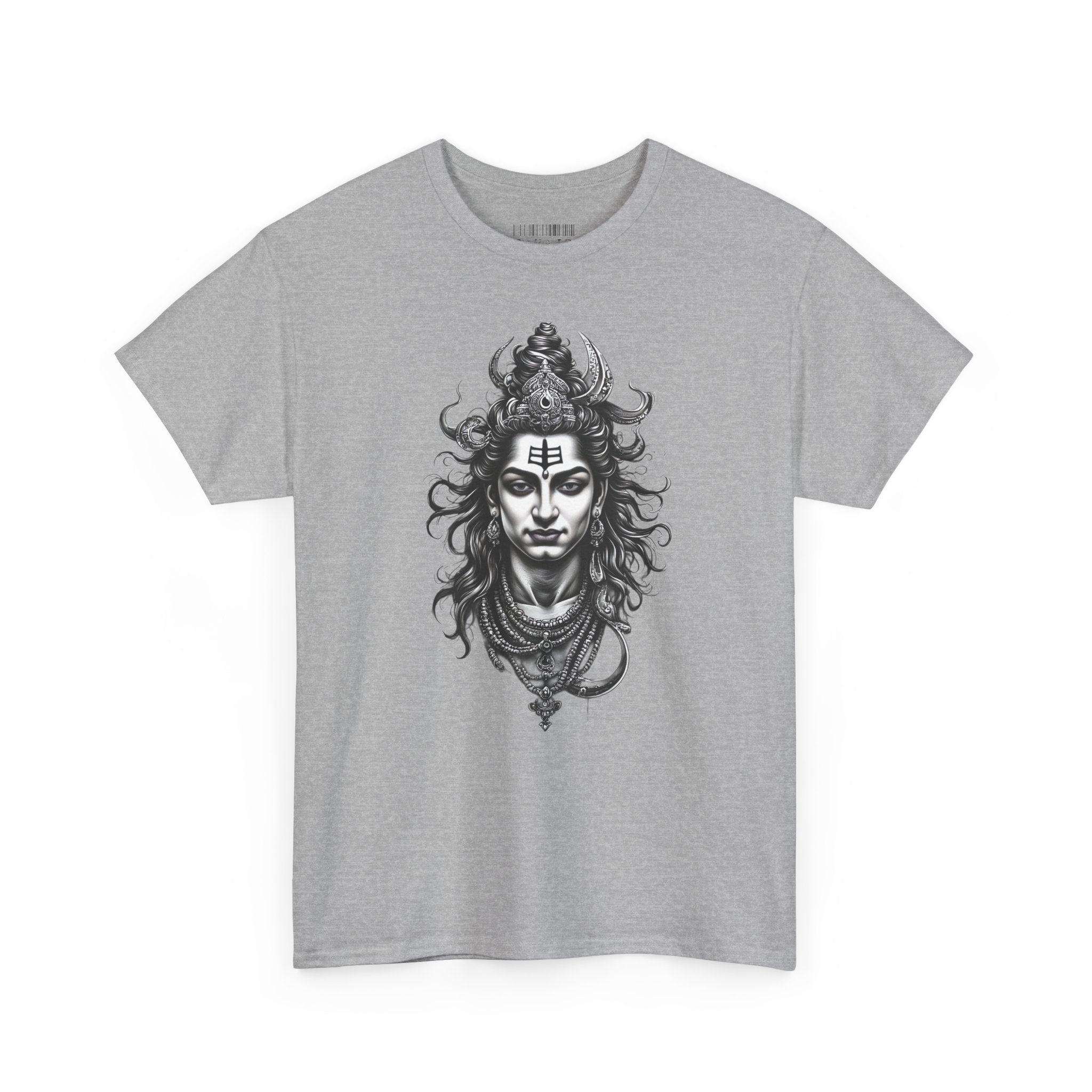 Shiva Portrait Tee — Hindu God Shiva Graphic T-Shirt