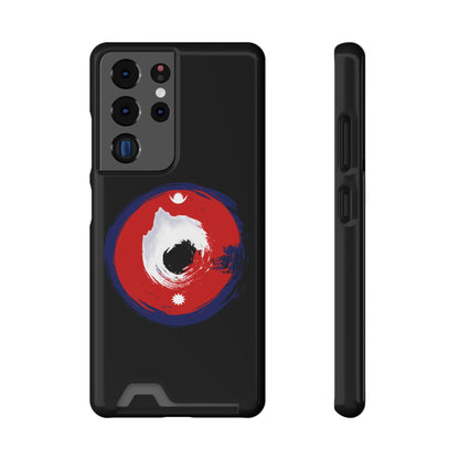 Sleek Phone Case with Card Holder – Unique Design, Gift for Students, Stylish Accessory, Everyday Use, Functional & Fashionable