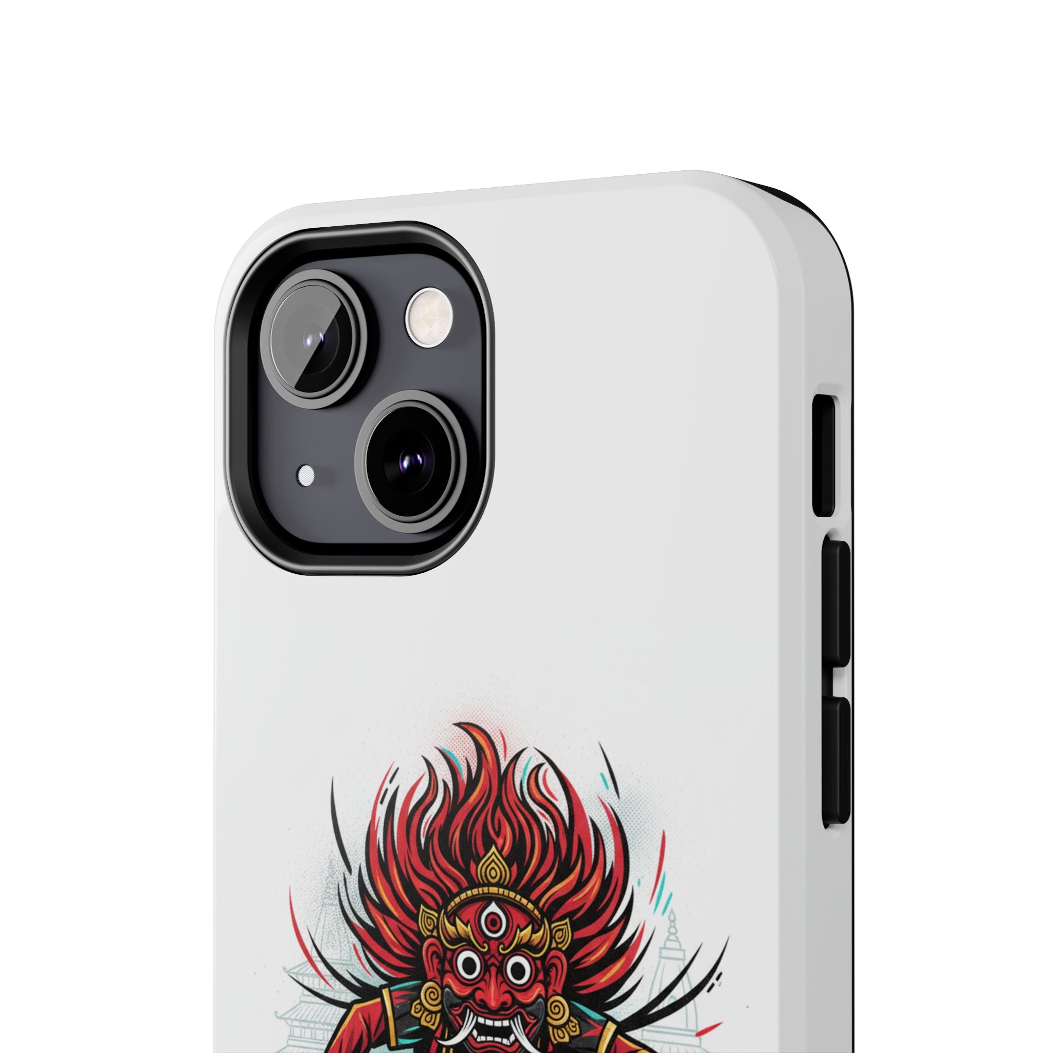 Bhairava Tough Phone Case — Bold Hindu Deity Protective Cover
