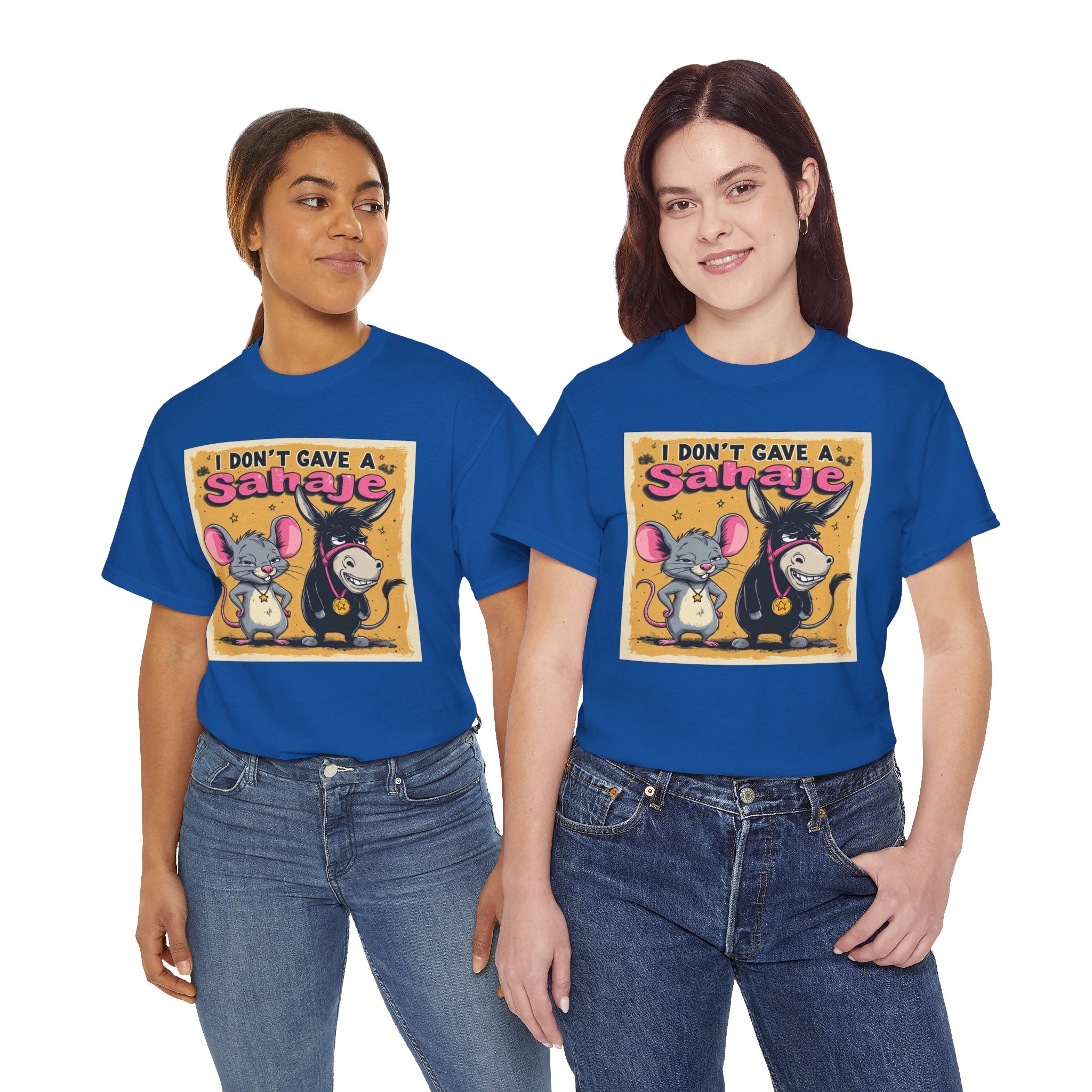 I Don't Give A Snair! Tee — Funny Mouse & Cat Graphic T-Shirt
