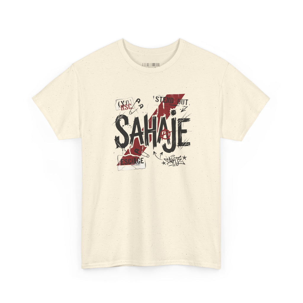 Sahaje Graphic Tee — Street Art Urban Casual T-Shirt
