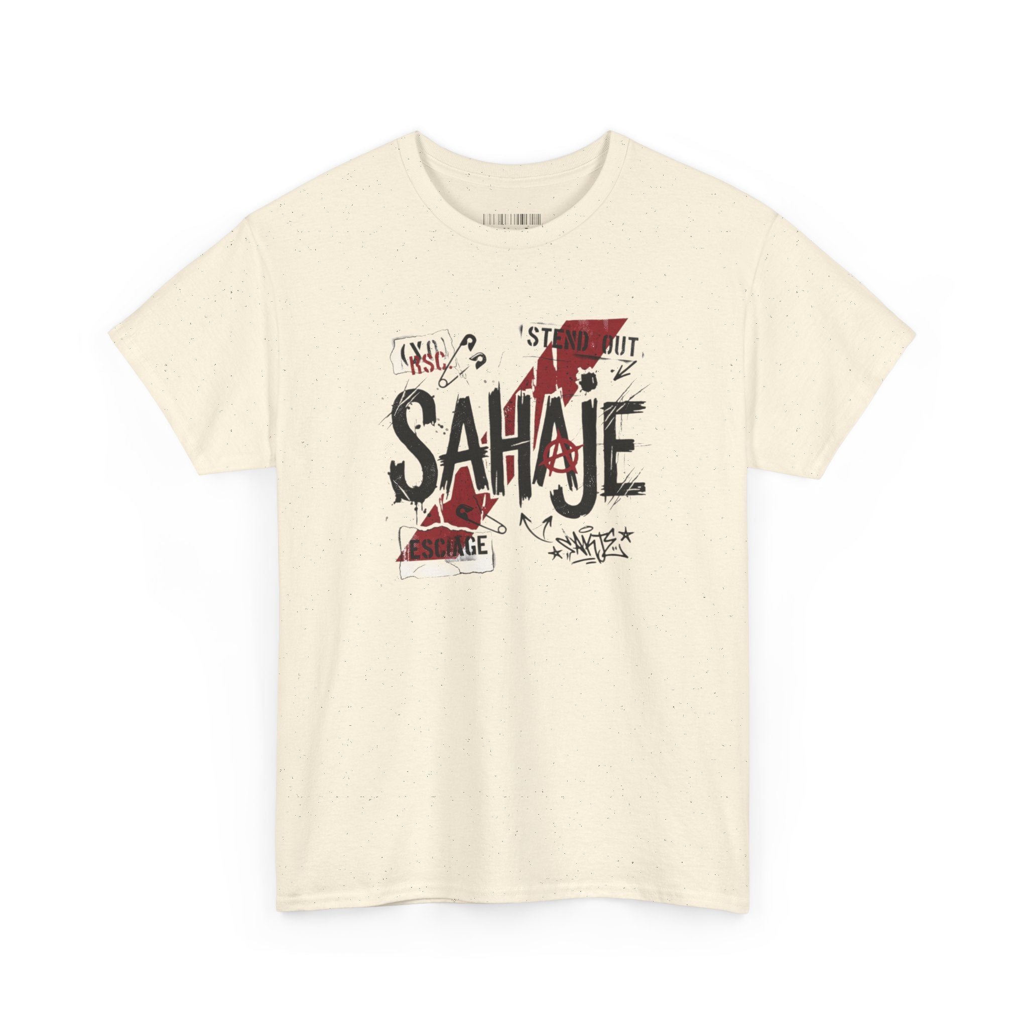 Sahaje Graphic Tee — Street Art Urban Casual T-Shirt