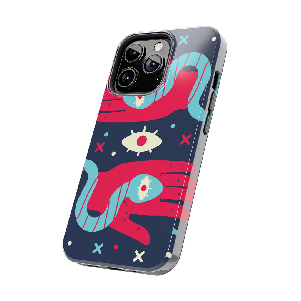 Vibrant Tough Phone Cases with Unique Eye Design, Durable Phone Cover, Trendy Accessories, Gift for Art Lovers, Unique Phone Protector