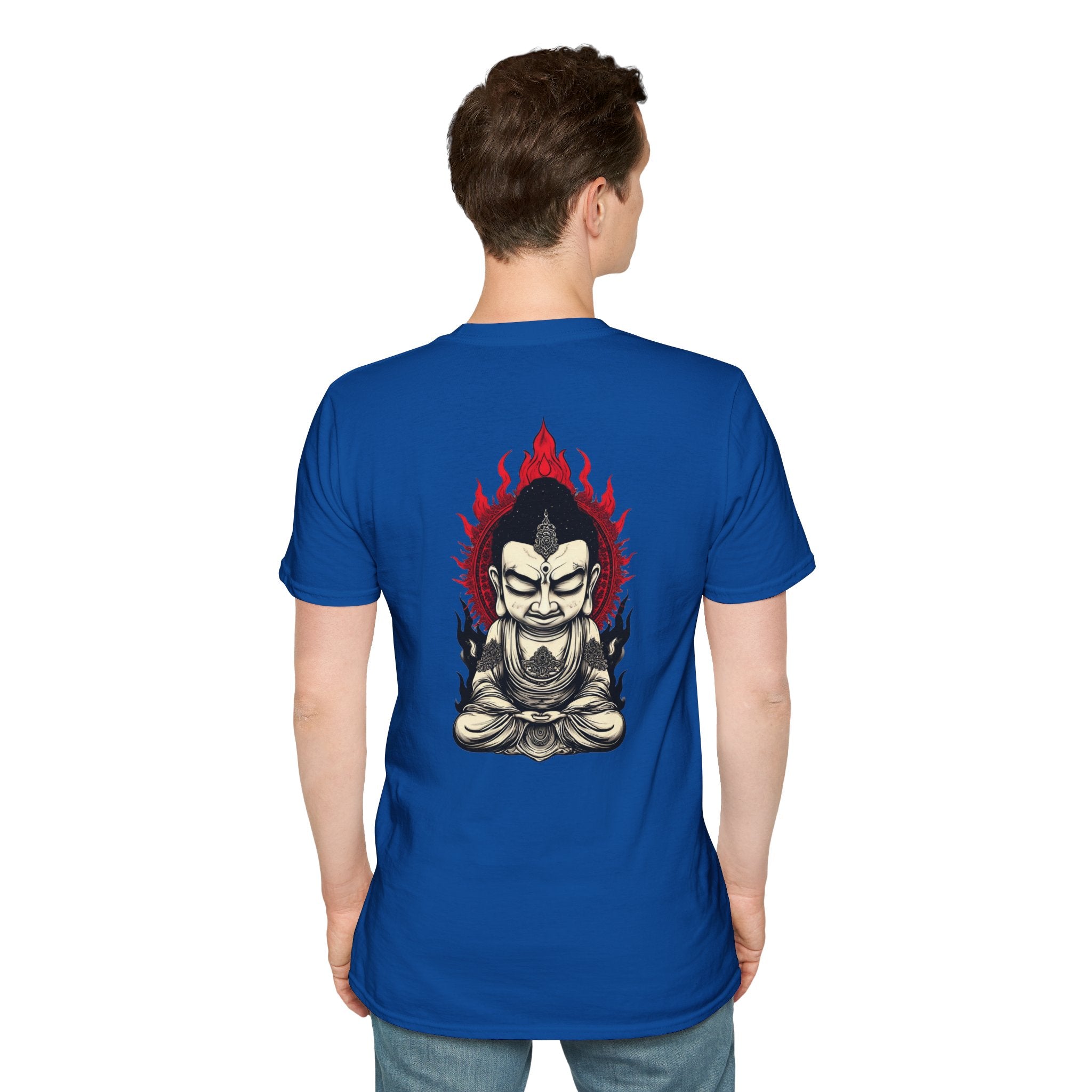 Buddha Flame T-Shirt — Fierce Meditating Buddha Graphic Tee
