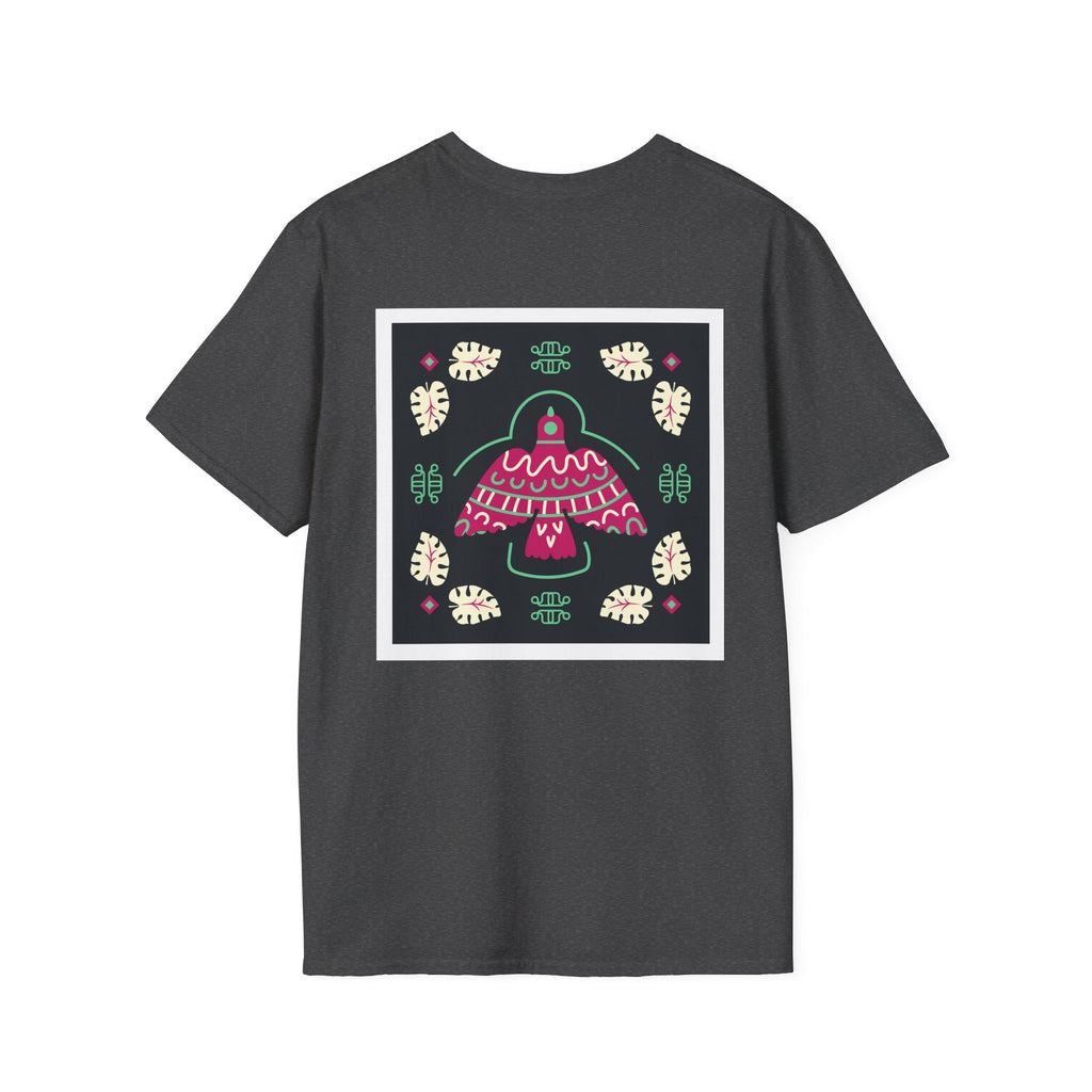 Mushroom Garden Graphic T-Shirt — Whimsical Pink Mushroom Design