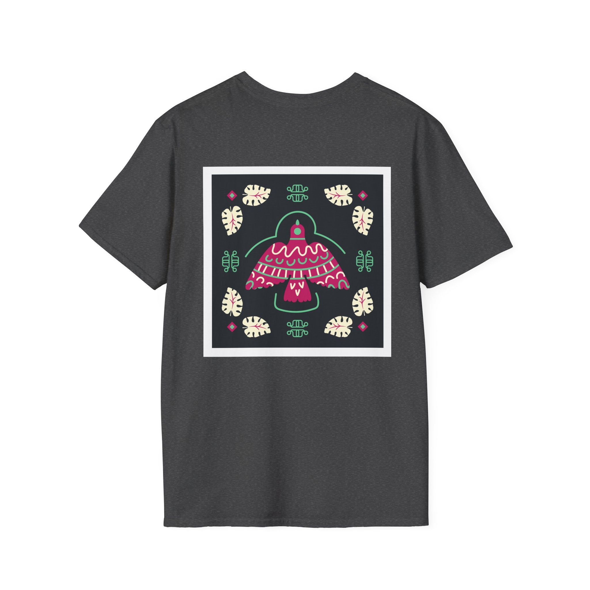 Mushroom Garden Graphic T-Shirt — Whimsical Pink Mushroom Design