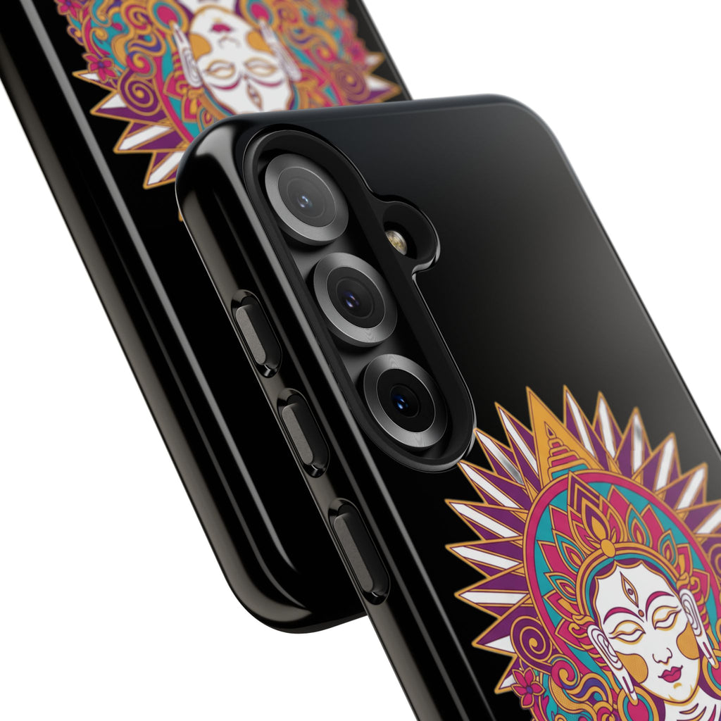 Buddha Mandala Tough Phone Case — Protective Spiritual iPhone Cover