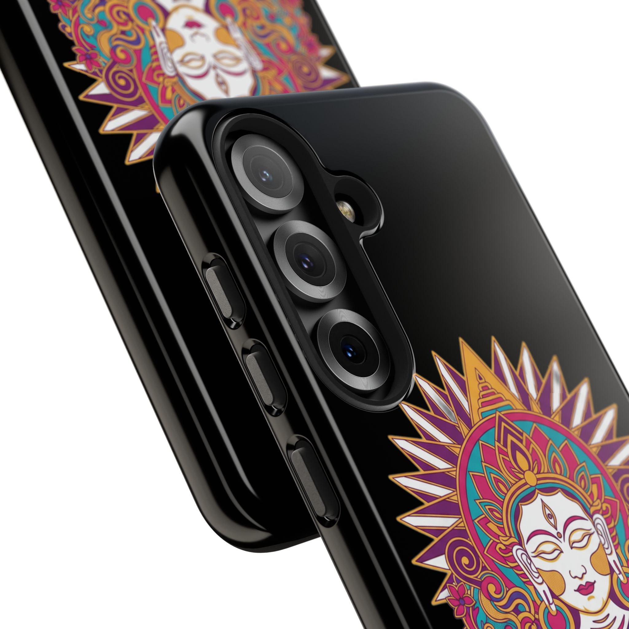 Buddha Mandala Tough Phone Case — Protective Spiritual iPhone Cover