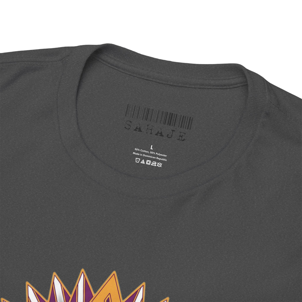 Spiritual Goddess Sun Mandala Tee — Colorful Boho Yoga T‑Shirt