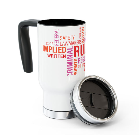 Red and Blue Artistic Travel Mug, Stainless Steel Coffee Cup, Perfect for Outdoor Adventures, Gift for Travelers, Camping Gear, Road [...]