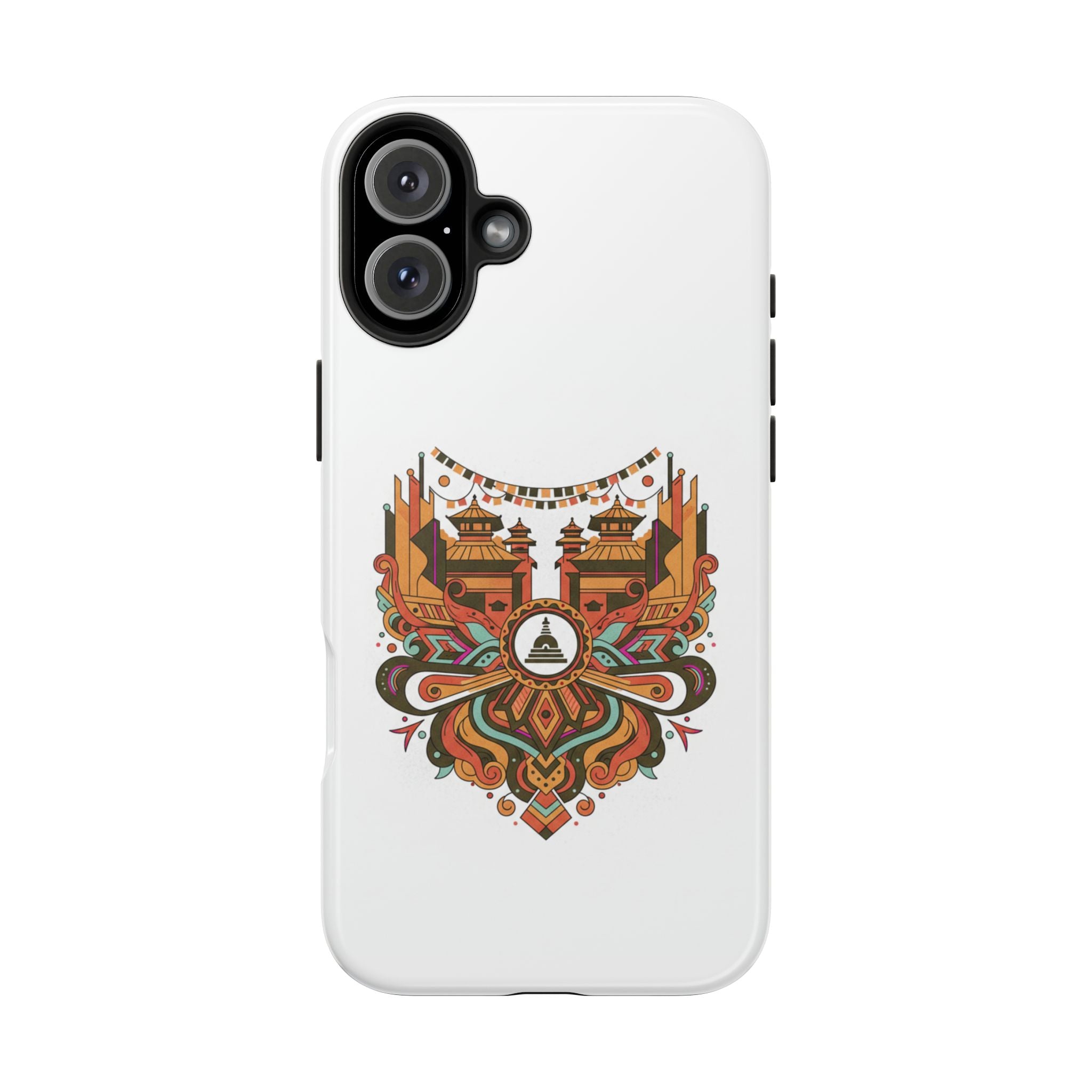 Tough Phone Case — Vintage Temple Mandala Design